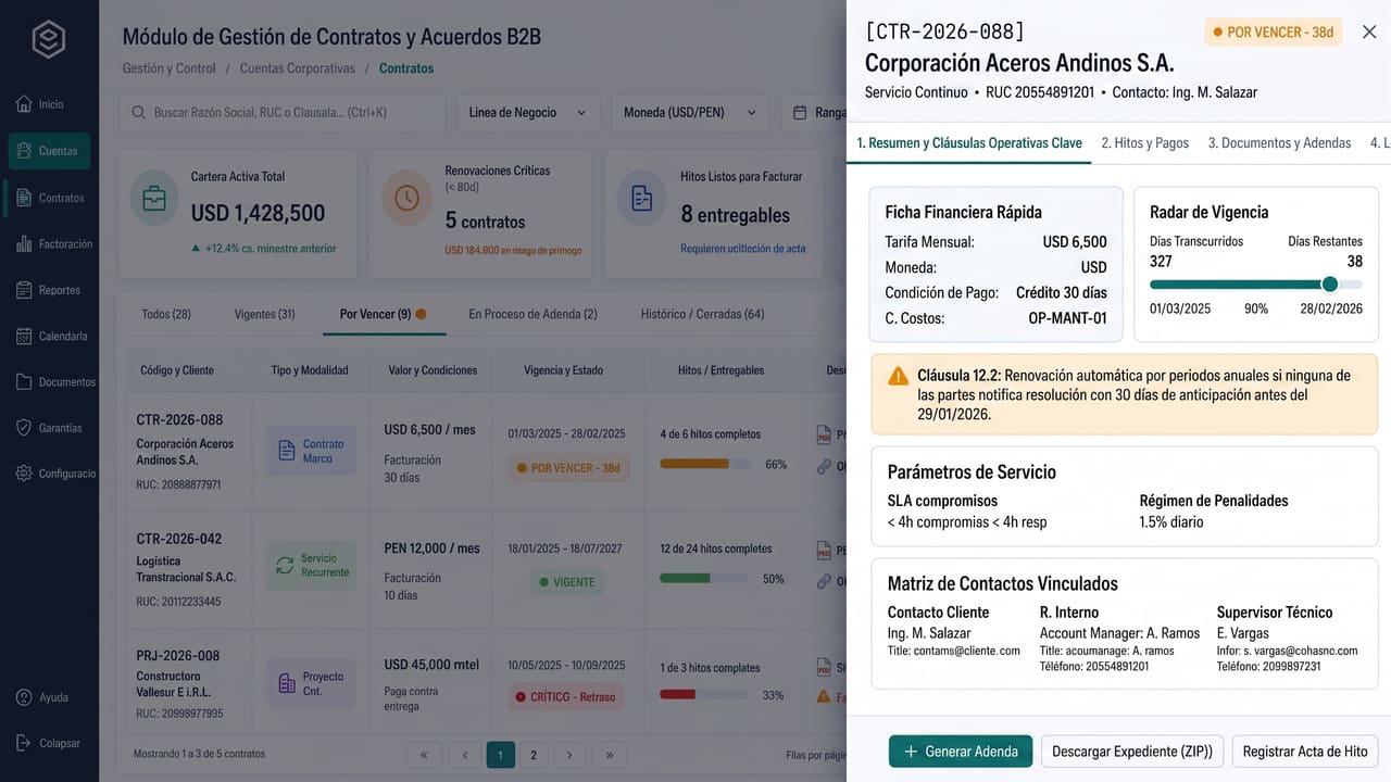 Sistema de Gestión y Control - Seguimiento y Registro